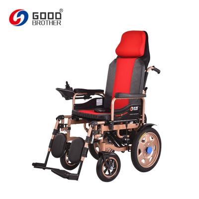 China HG-W680J Wheel Rear Wheel Drive E Drive Rubber Easy Care Folding Disabled Disabled Wheelchair, Electric Wheelchair for sale