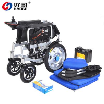 China PU Wheel HG-W680A Hospital Light Disabilities Folding Electric Wheelchair for sale