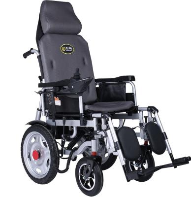 China PU Wheel HG-W68065 Automatic Reclining Folding Motorized Electric Wheelchair With 250W Dual Motor for sale