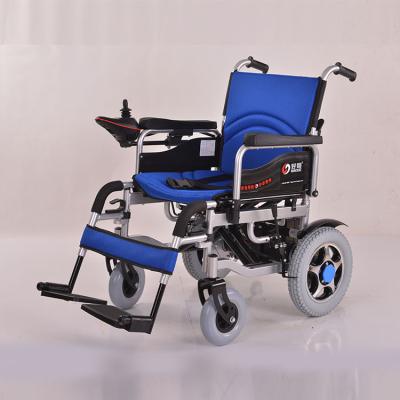 China Rubber Wheel Rehabilitation Therapy Supplies Folding Portable 250W Motor Electric Wheelchair for sale