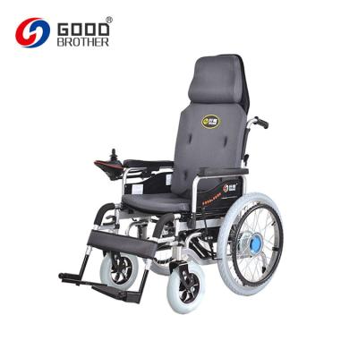 China Wheel rubber health care lithium battery steel foldable active electric wheelchair for sale