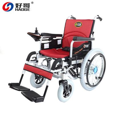 China 2020 rubber wheel hot sale in amazon disabled lightweight foldable electric wheelchair for sale