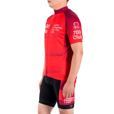 China 2022 newcomer Rpet cycling wear pro bicycle clothing men sublimation custom seamless brand Anti-UV breathable road wear for sale