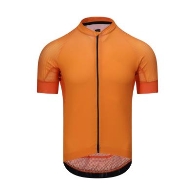 China Breathable Rpet Recycled Sleeve Anti-UV Custom Shorts Breathable Mesh Unisex Orange Lightweight Cycling Tank Top for sale