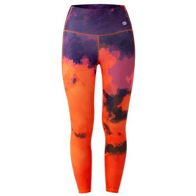 China Breathable Exquisite Smart Tie Dye Women Sweat-wicking Performance Colors Yoga Sports Gaiters for sale