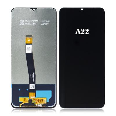 China Original OEM Canton easit lcd display wholesale price replacement display screen for samsung a22 5g for sale