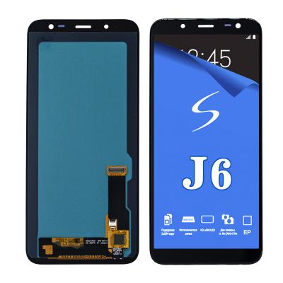 China Amoled wholesale price pantalla lcd displau for Samsung Galaxy J6 OLED touch screen J6 for sale