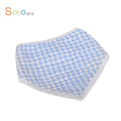 China Custom Organic Latex Free Factory Wholesale Cotton Babies Bibs Burp Cloths Newborn Bibs for sale