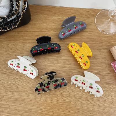 China Women's Sweet Korean Fashion Cute Hair Clip Ponytail Hair Accessories Hair Claw Temperament Shark Clip for sale