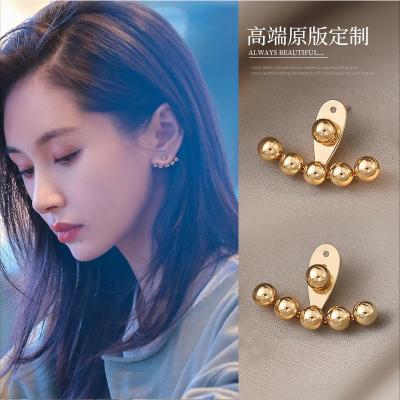 China Wang Ziwen romantic the same earrings for female light luxury silver earrings fashion design sense earrings the 925 new in 2021 for sale