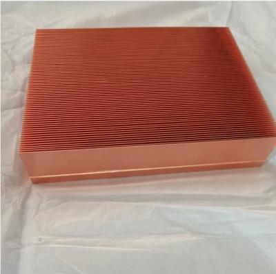 China Heater Parts Skiving Copper Aluminum Heater Core for sale