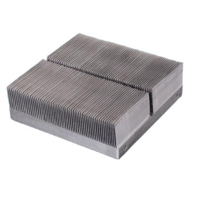 China Industrial Equipment CNC Heat Sink With Precision Process Machining Fin Skiving Heat Sink for sale