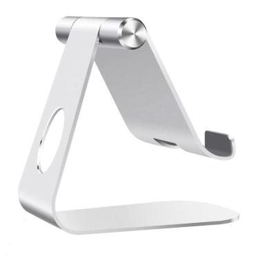 China Adjustable aluminum cell phone holder and stand, aluminum desktop stand compatible with iPhone for sale