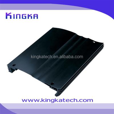 China Aluminum Customized Car Amplifier Front Panel With Black Anodize Finish for sale