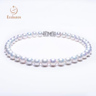 China CLASSIC 11-14mm AA+ Round White Edison Real Pearl Necklace for sale