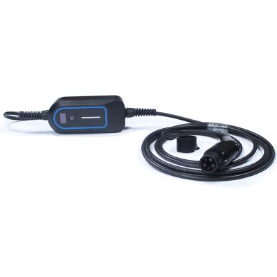 China Portable EVSE level 2 EV charger J1772 To NEMA 5-15 Plug EV 1 Phase Charger for sale