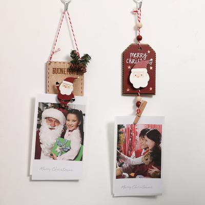 China Wooden Christmas Tree Hanging Wooden Tag Opens Christmas Arbol De Navidads Hanging Decoration for sale