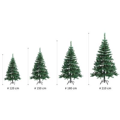 China Solvent Resist Adornos Navidenos PVC Christmas Pine Needle Tree Artificial Christmas Tree For Home Decoration Navidads for sale