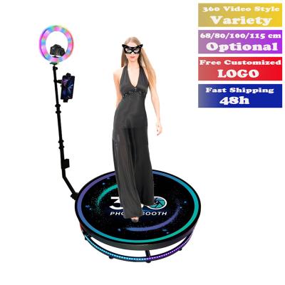 China Wedding Festivals & Hot Selling Business Services Wedding Photo 360 Degree Rotating Ring Light Slow Motion Photo Booth Automatic 360 Photo Booth for sale