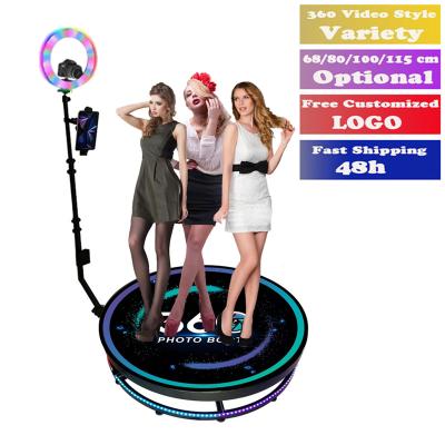 China Wedding Festivals & Business Services 360 Degree Photobooth Rotation Camera 360 Photo Booth With Case Booth Moving Video Machine For Wedding Party Events for sale