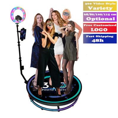 China Wedding Festivals & Business Services Store 360 ​​Actions Video Photobooth Camera 360 Auto Rotating Photo Booth With Ring Light for sale