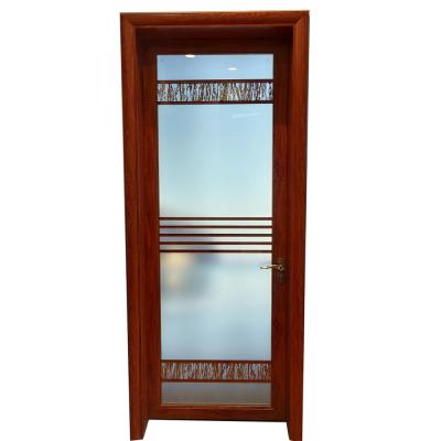 China Moisture Proof Interior Hinged Swing Door Main Doorcoupled To Fixed Window Bathroom Door Kitchen Door for sale