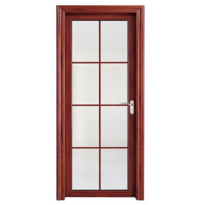 China Modern Bathroom Door Swing Door Frosted Glass Art Bathroom Kitchen Door for sale