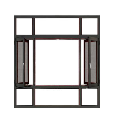 China Folding Steel Screen And Doors Window Noise Reduction Window Grille Grill Design for sale