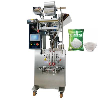 China Automatic Food VFFS Bean Pasta Cereal Grain Bagging Machine 1kg 2kg Sugar Salt Vertical Granule Sachet for sale