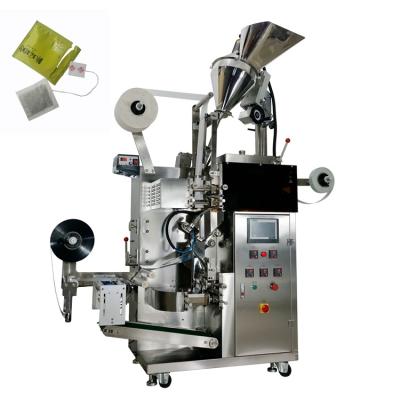 China Small Automatic Food Inner And Outer Nylon Pyramid Bag Tea Bag Pouch Packing Machine for sale