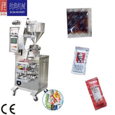 China QD-60J beverage automatic semi-liquid sachet vertical sauce packing machine for sauce honey sachet ketchup liquid for sale