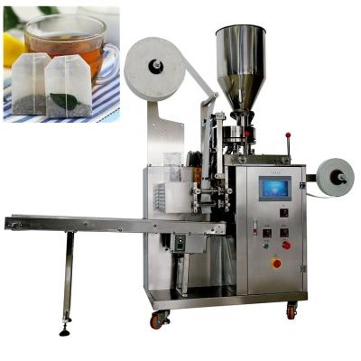 China Food Qindian Machinery Automatic Linear Scales Tea Bag Powder Pouch Filling Pyramid Nylon Packing Machine for sale