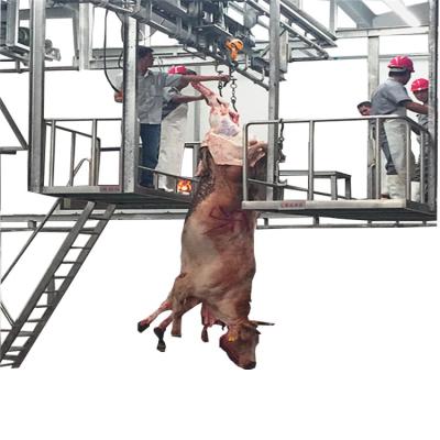 China Livestock Cow Slaughterhouse Equipment Labor Saving Halal Slaughterhouse Slaughtering Equipment for sale