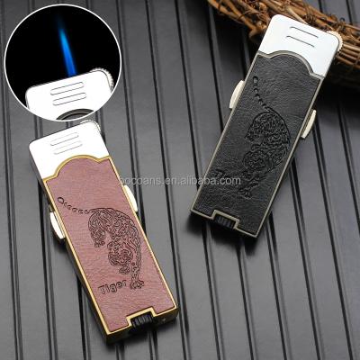 China CLASSIC Creative DL373 Metal Lighting Inflatable Direct Lighter Impact Lighter Cigarette Set Wholesale Direct Grinding Windproof for sale