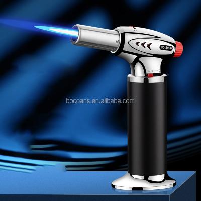 China BD8006 Impact Gun Cigar Lighter Welding Three Spray Gun LIGHTER Direct Lock Creative Windproof Inflation Windproof Wholesale for sale