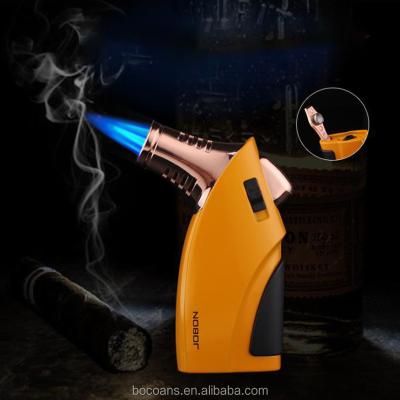 China Jobon Classic Triple Blue Flame Windproof Metal Punch Direct Cigar Lighter CLASSIC Lighter Men's Direct Lighter for sale