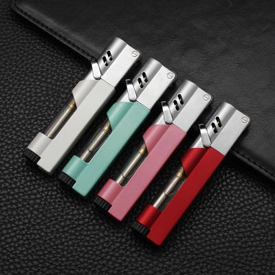 China XF1802 CLASSIC Grinding Wheel Gas Cigarette Lighter Jet Flame Windproof Lighter for sale