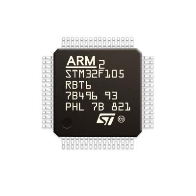 China Chip STM32F105RBT6 GD32F105RBT6 STM32F105R8T6 Flash 32 Bit Microcontroller for sale