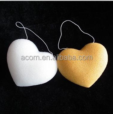 China hot sale konjac sponge heart shape sponge for sale