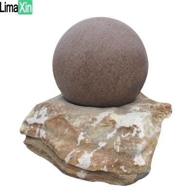 China European Large Size High End Granite Ball Floating Fountain Rotating Ball Fountain for sale