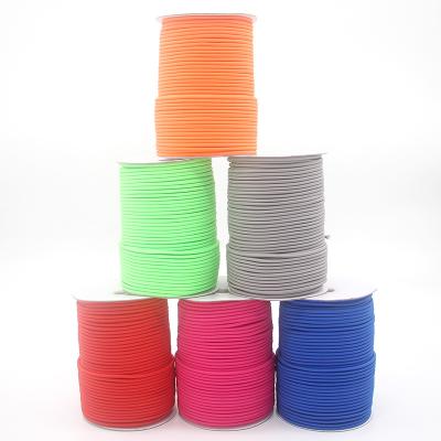 China High quality viable liucheng 8mm shock latex bungee cord for elastic rope for sale