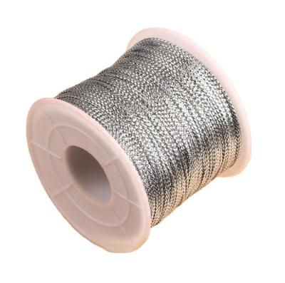 China Hot Selling Fancy Gold and Silver Thread Gold Elastic Rope Beading Silver Thread for Clothes for sale