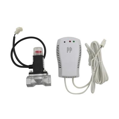 China Remote Control Combustible Gas Natural Detector With Shut-Off Valve KL-QG08 for sale