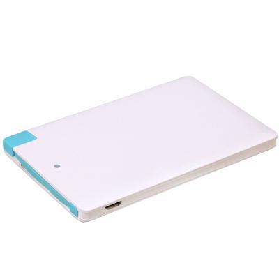 China 2500mah ultra thin power bank slim credit card rated slim charger rohs power bank 2500mah portable wallet power bank for sale