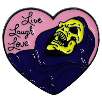 China As Your Idea Heart Shape Design Custom Hard Enamel Cartoon Lapel Pins Cute Metal Trading Pins for sale