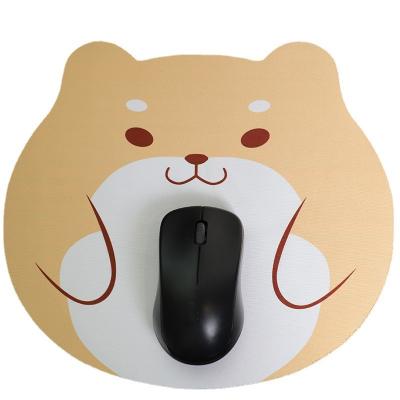 China Custom Shape PASSIONATE Small Eco-Friendly Neoprene Material Mouse Pad With Animal Logo Full Colors Custom Sublimation for sale