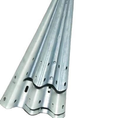 China Q235B Cold Rolled Steel Road Safety Barrier Traffic Guardrail Hot Dip Galvanized W Beam Road Guardrail for sale