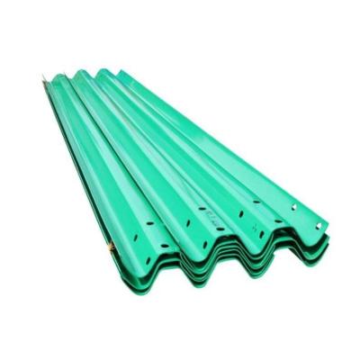 China To Keep People Safe 550g Corrugated Beam Galvanized Guardrail 3 Wave Beam Road Traffic Guardrail for sale