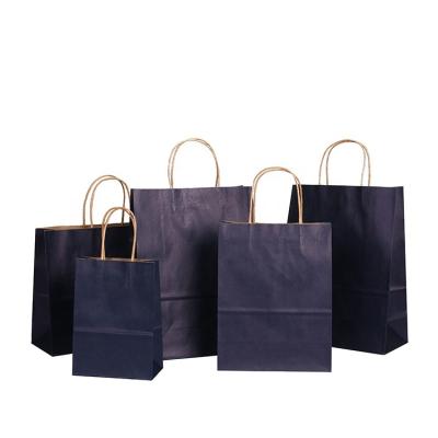 China Wholesale Customized Recyclable Printing Recyclable Goods Kraft Paper Gift Bag For Packaging for sale