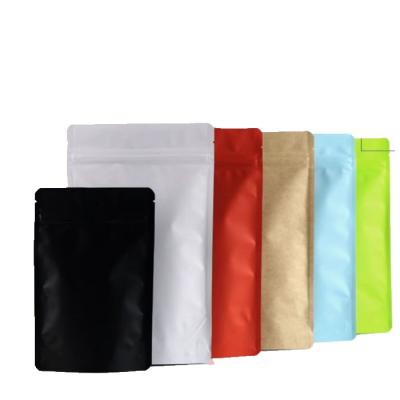 China Recyclable Plastic Foil Top Ziplock Pouch Doypack Wheat Flour Packaging Bags High Quality Customized Food PE Stand Up Pouch Engraving Printing for sale